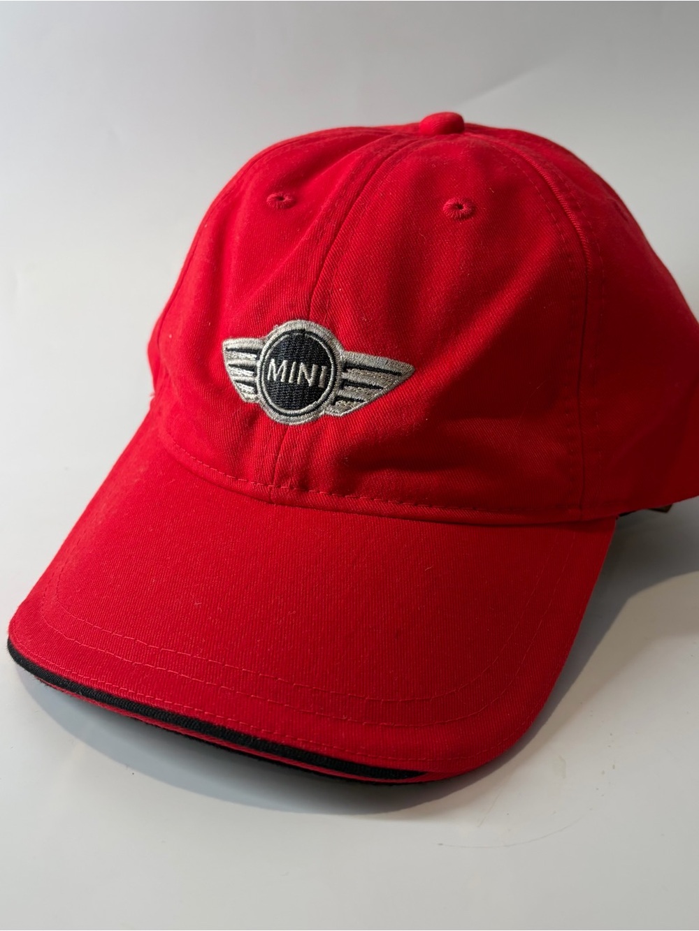 MINI Cooper Baseball Cap Men Red Black Embroidered Logo Adjustable Cotton Hat